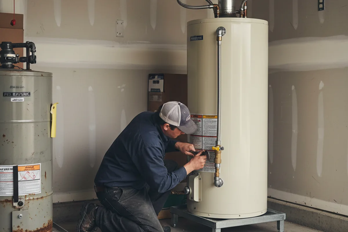 Water heater and shutoff valve replacement in Berrysburg